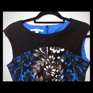 Maggie London Floral Sheath Dress